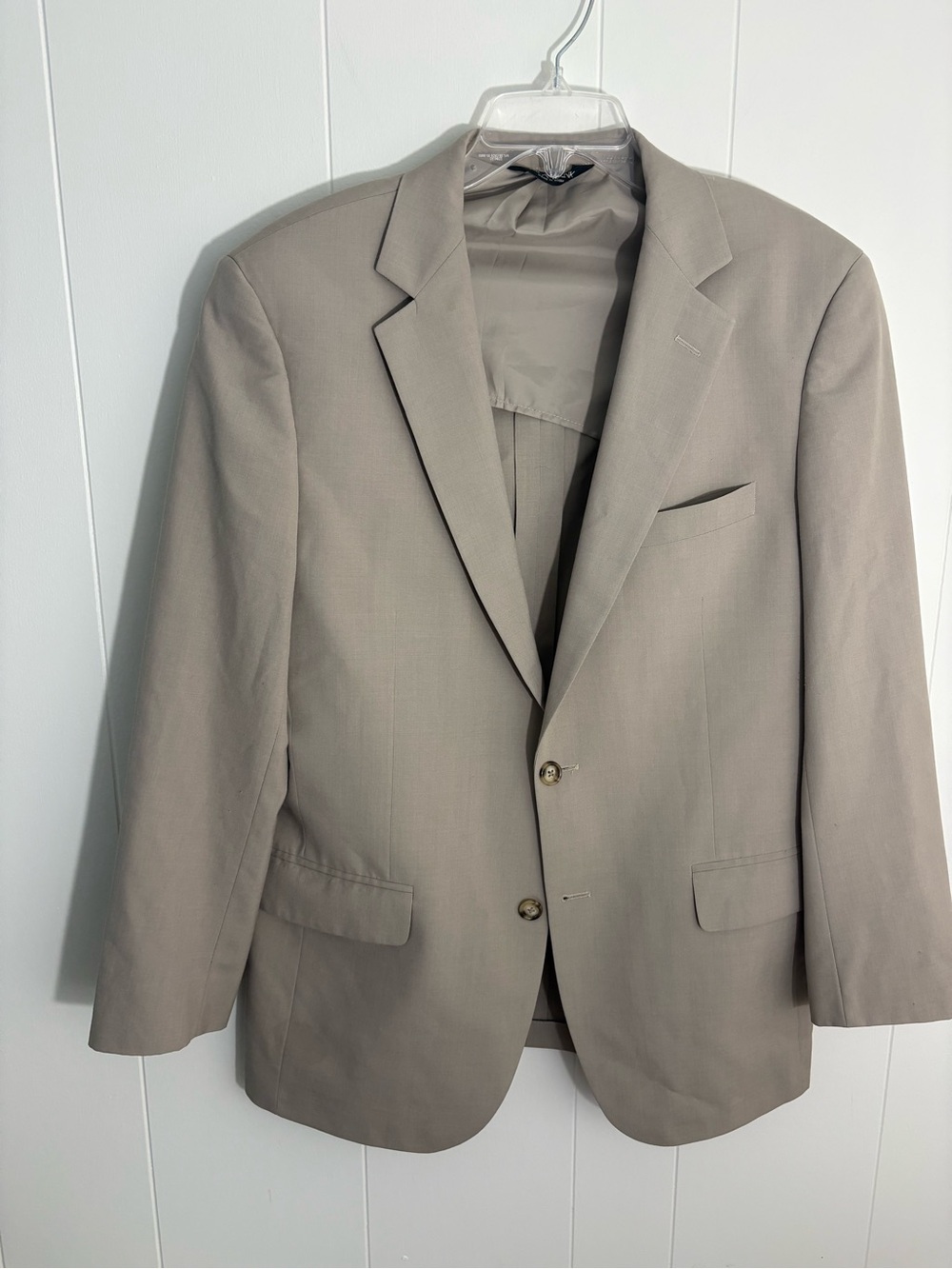Jos. A. Bank Taupe Two-Button Sport Coat